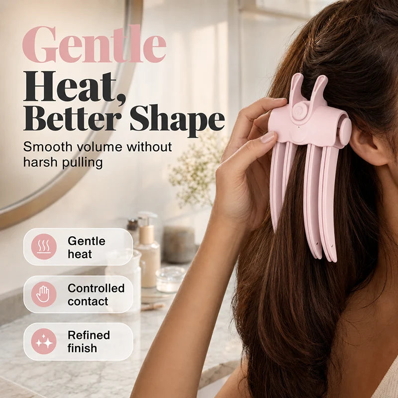 VeloraTone™ RootLift Pro – Cordless Heated Hair Volumizer